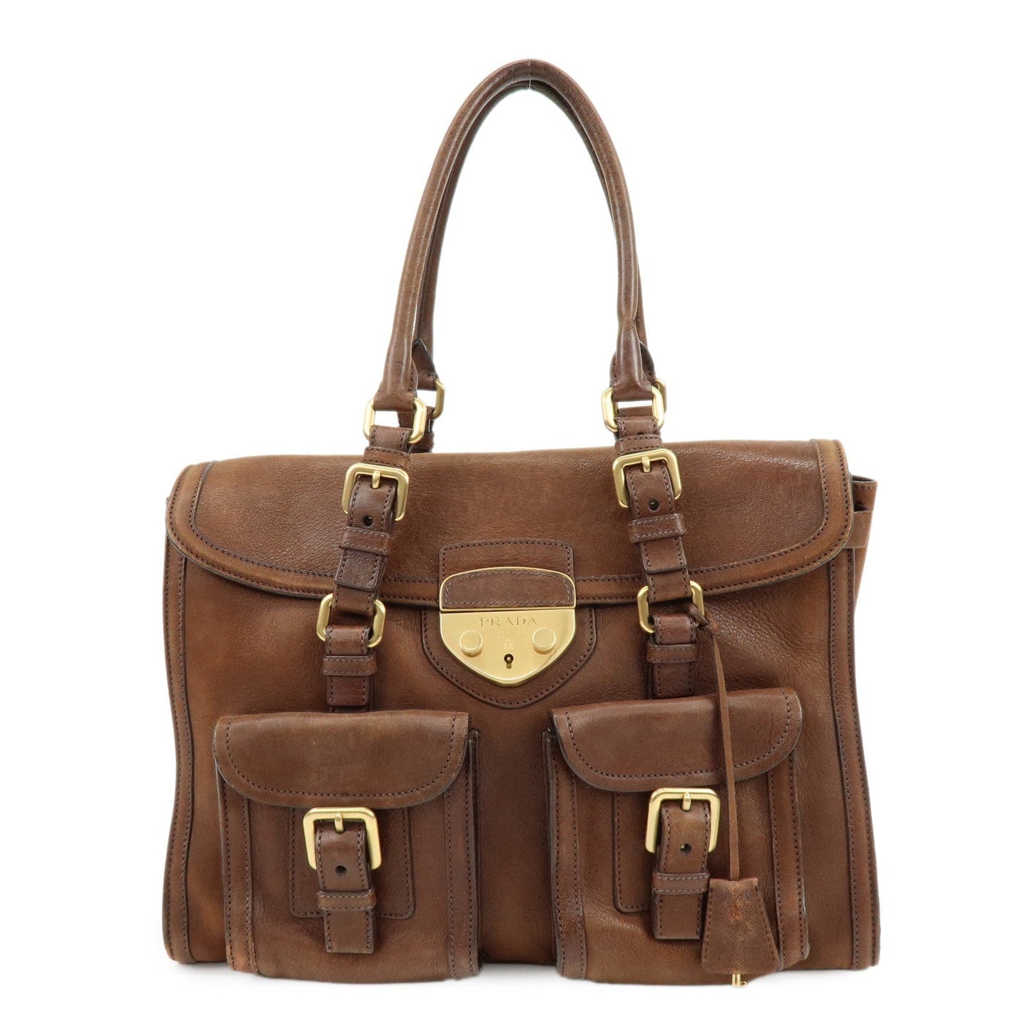 Shoulder Bag Hand Bag Leather Brown