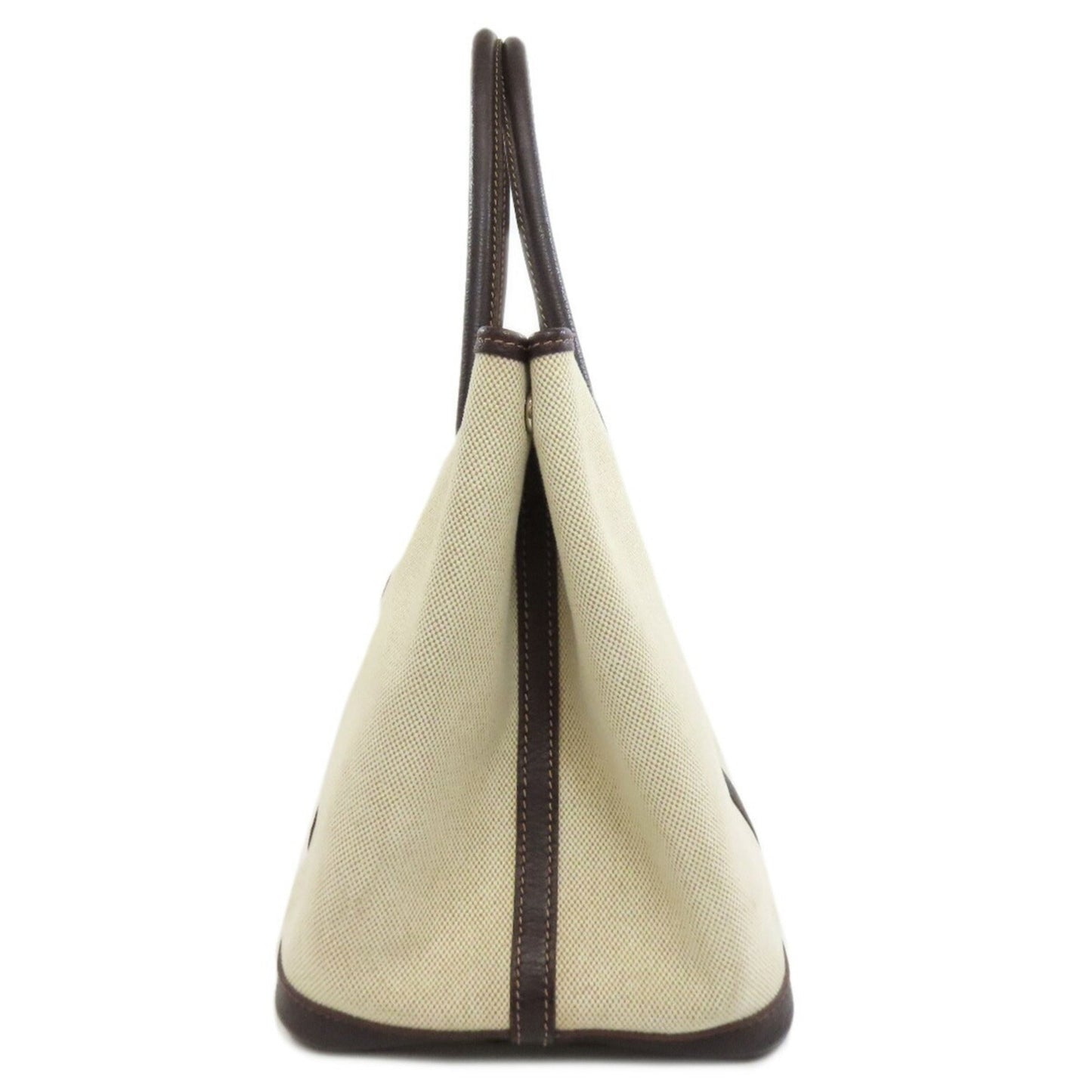 Hermes Garden Marron Toile Negonda Tote Bag Leather