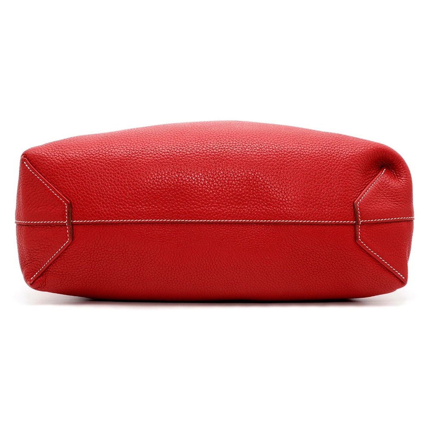 Hermes Bougainvillier Rouge Cas Ue Taurillon Clemence Tote Leather Tote Bag