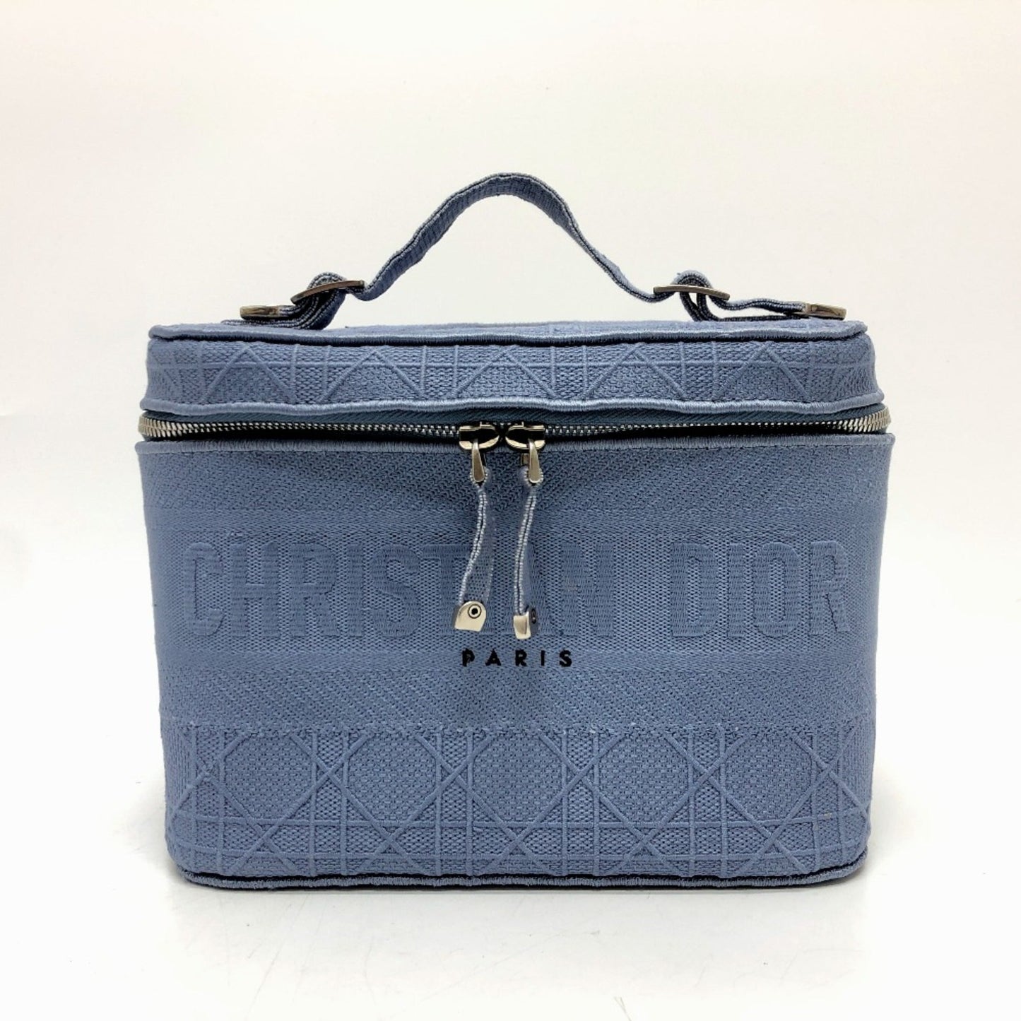 Dior Handbag Christian Cloth Blue