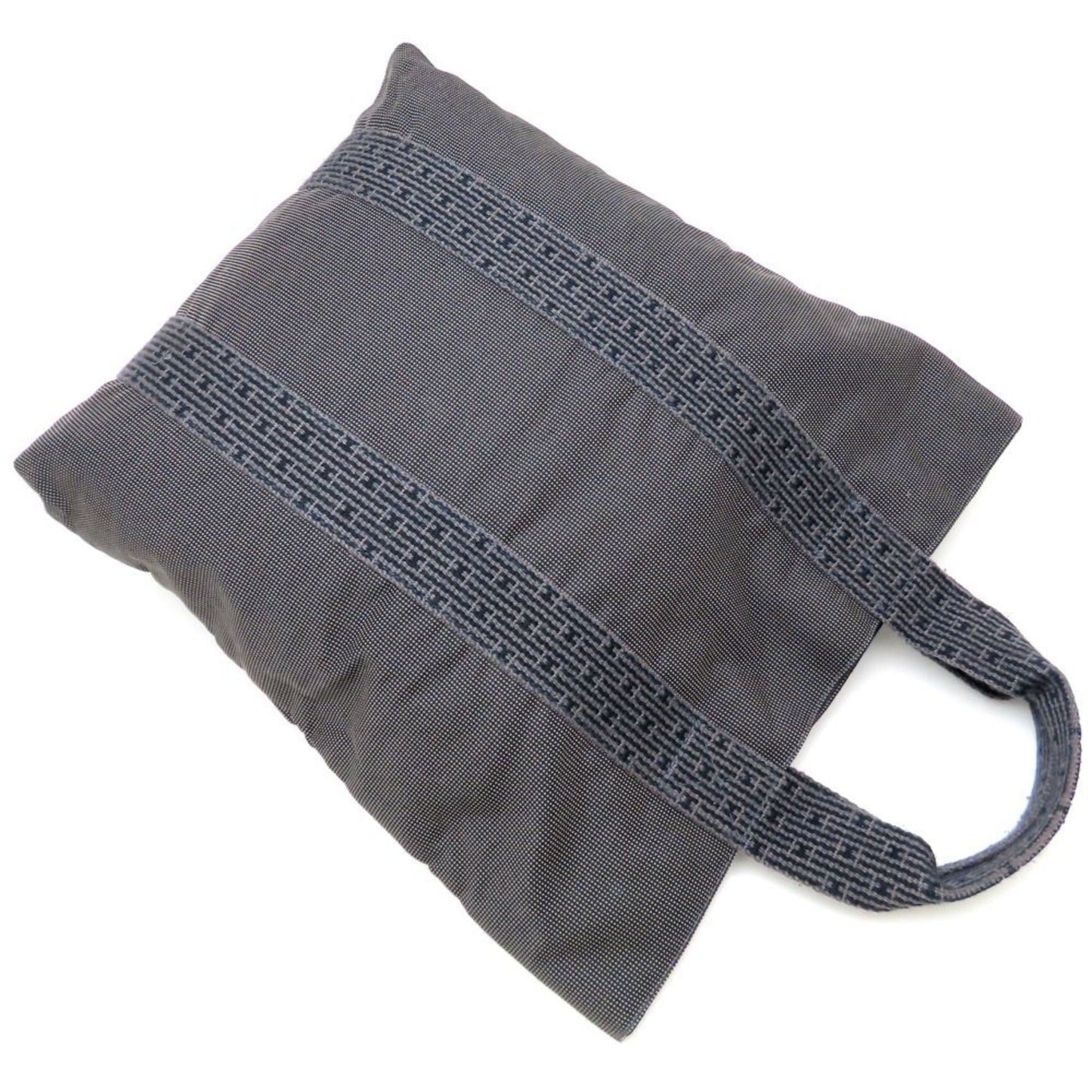 Hermes Tote Bag Canvas Nylon Gray Tote Bag 2