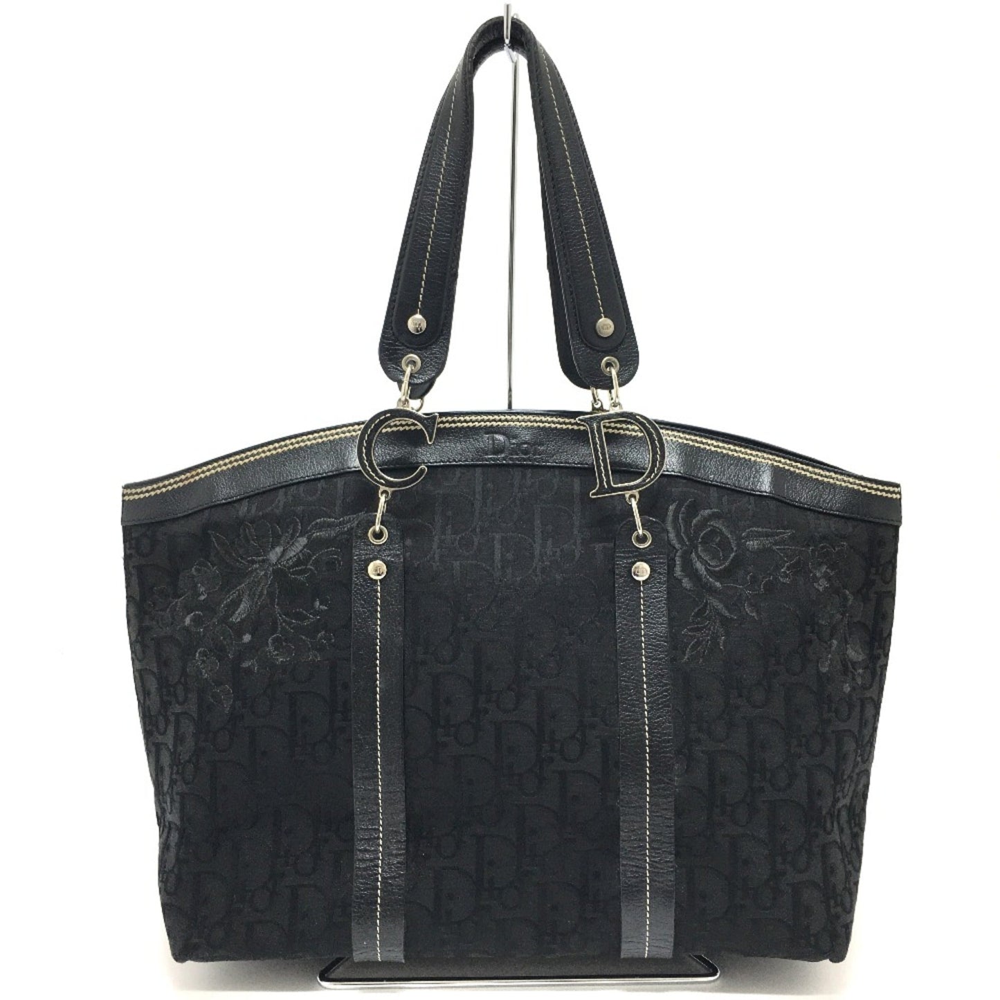 Dior Handbag Christian Other Tote Bag Black