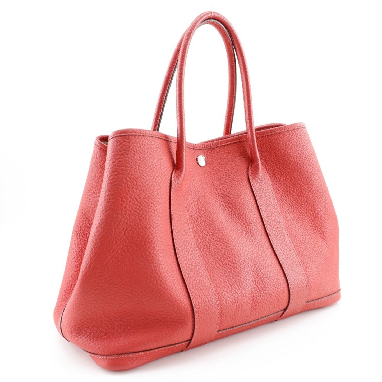 Hermes Color Negonda Tote Bag Leather Red Leather Tote Bag