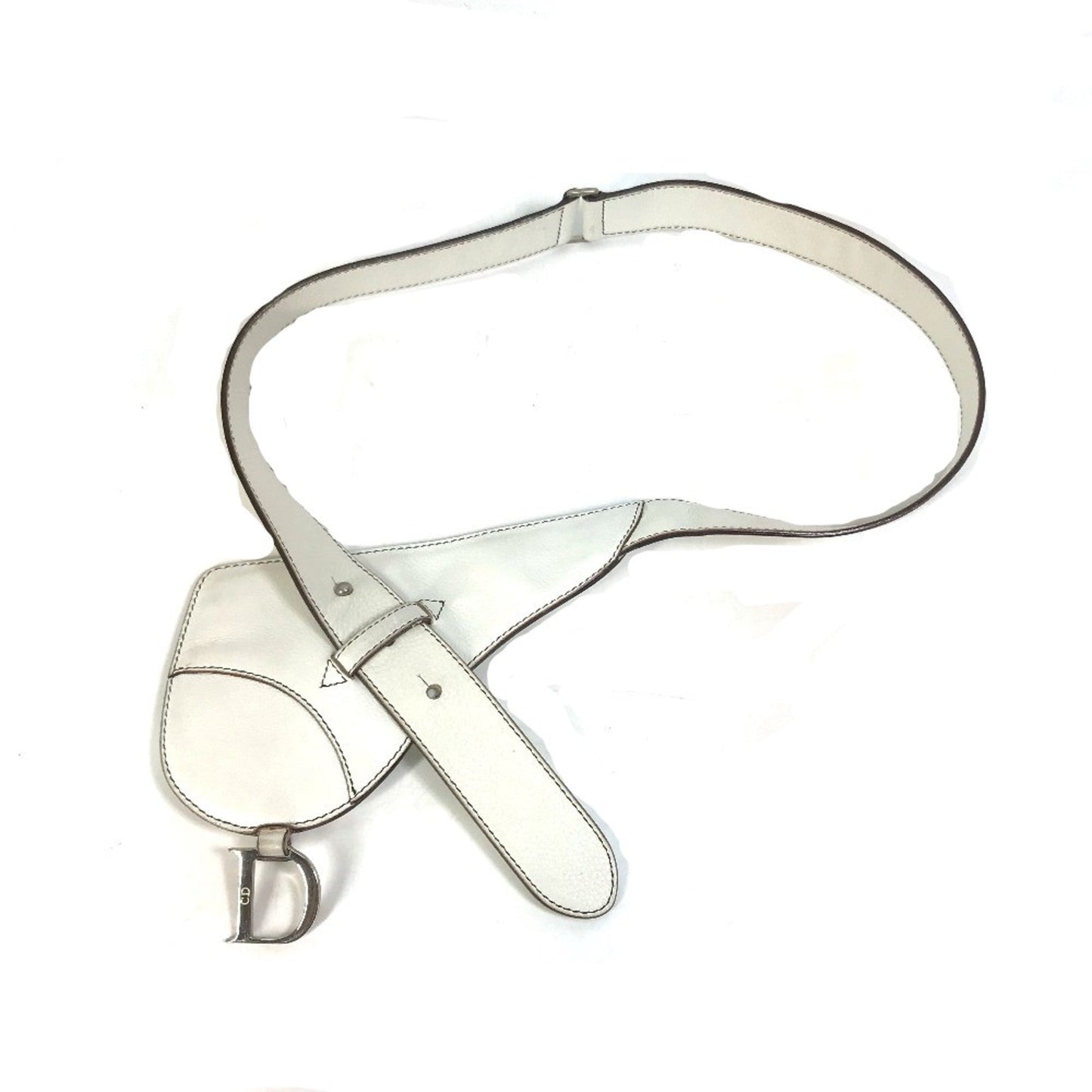 Dior Handbag Christian Other Leather White