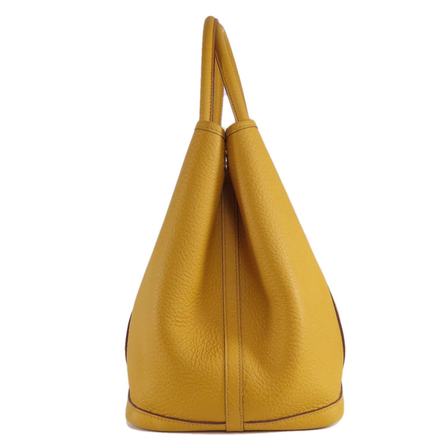 Hermes Country Tote Bag Leather Yellow