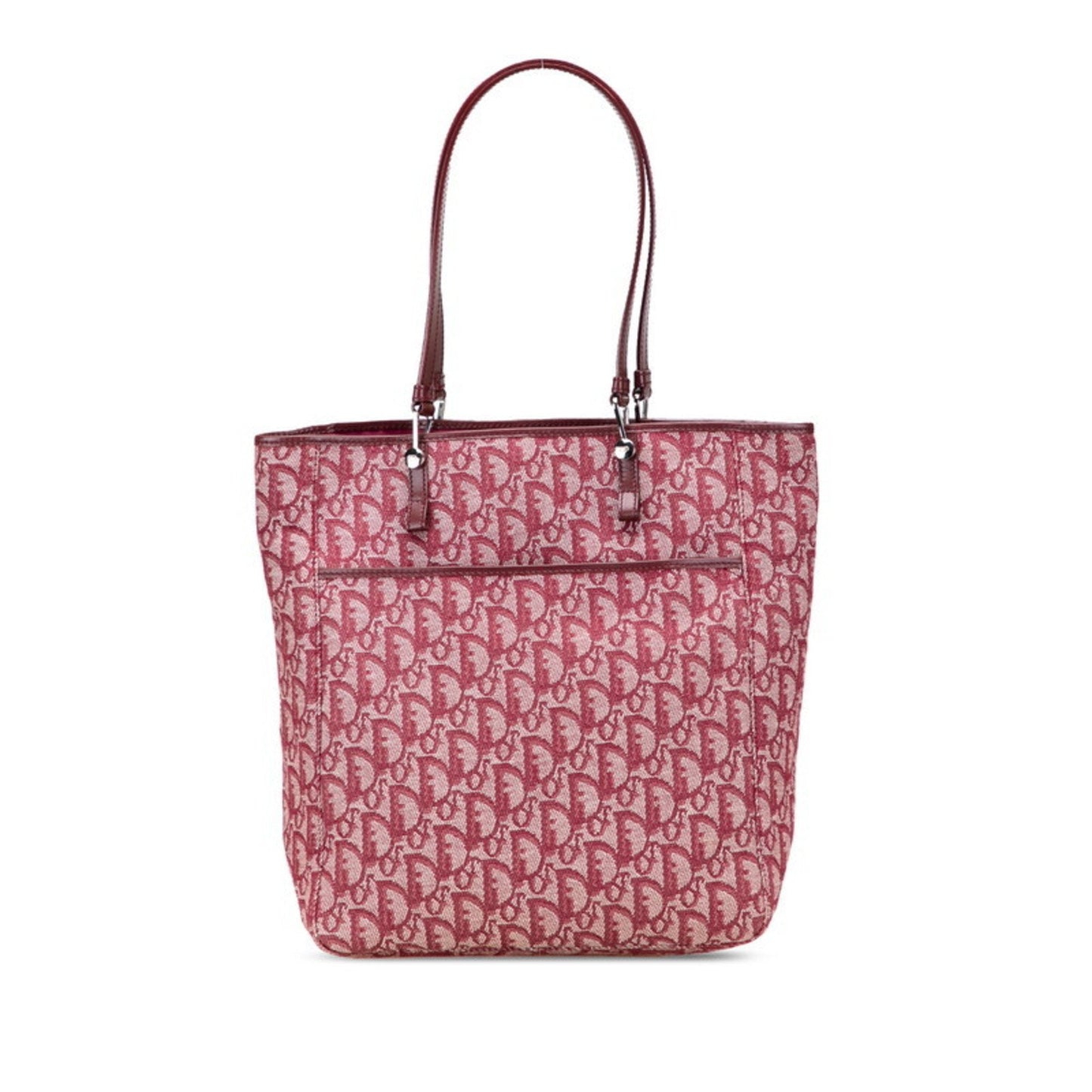 Dior Handbag Christian Trotter Bordeaux Trotter Shoulder Bag Tote Red