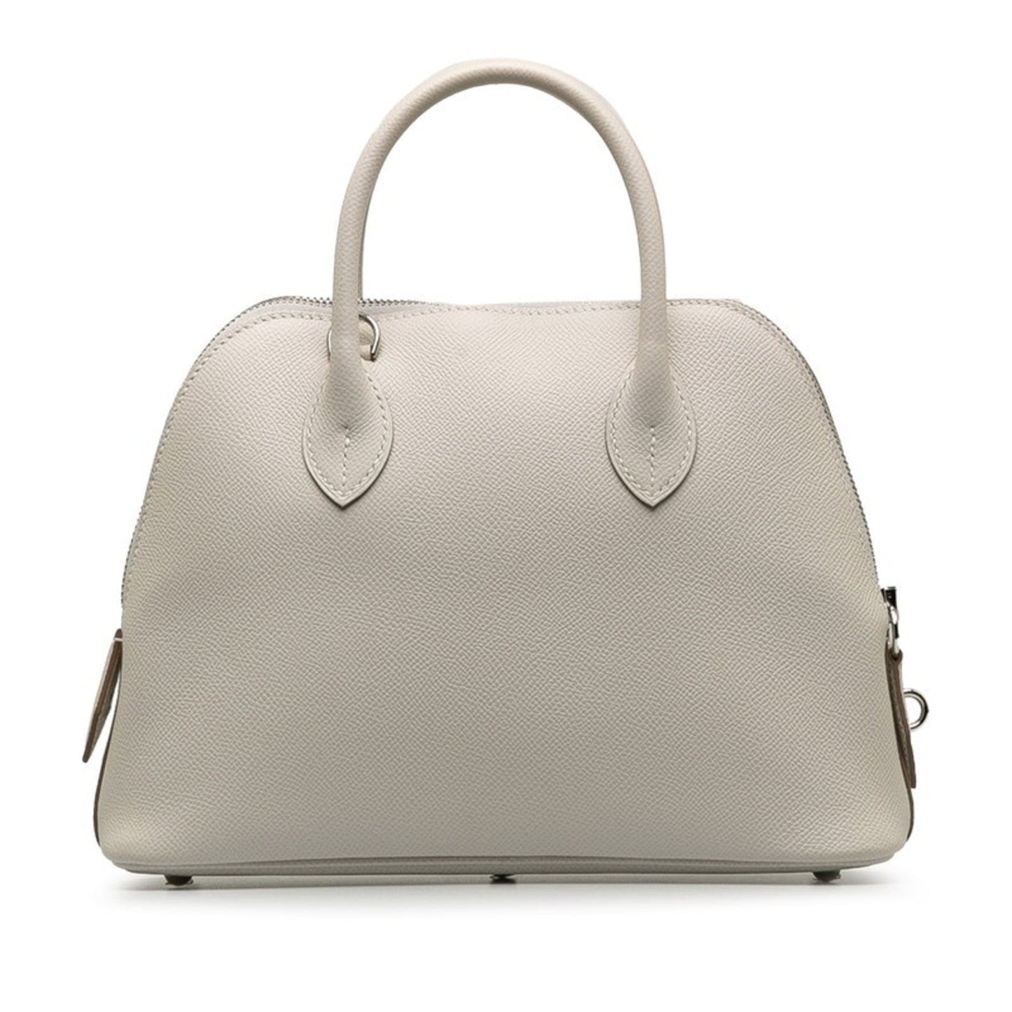 Hermes Epsom Handbag Shoulder Bag Leather White