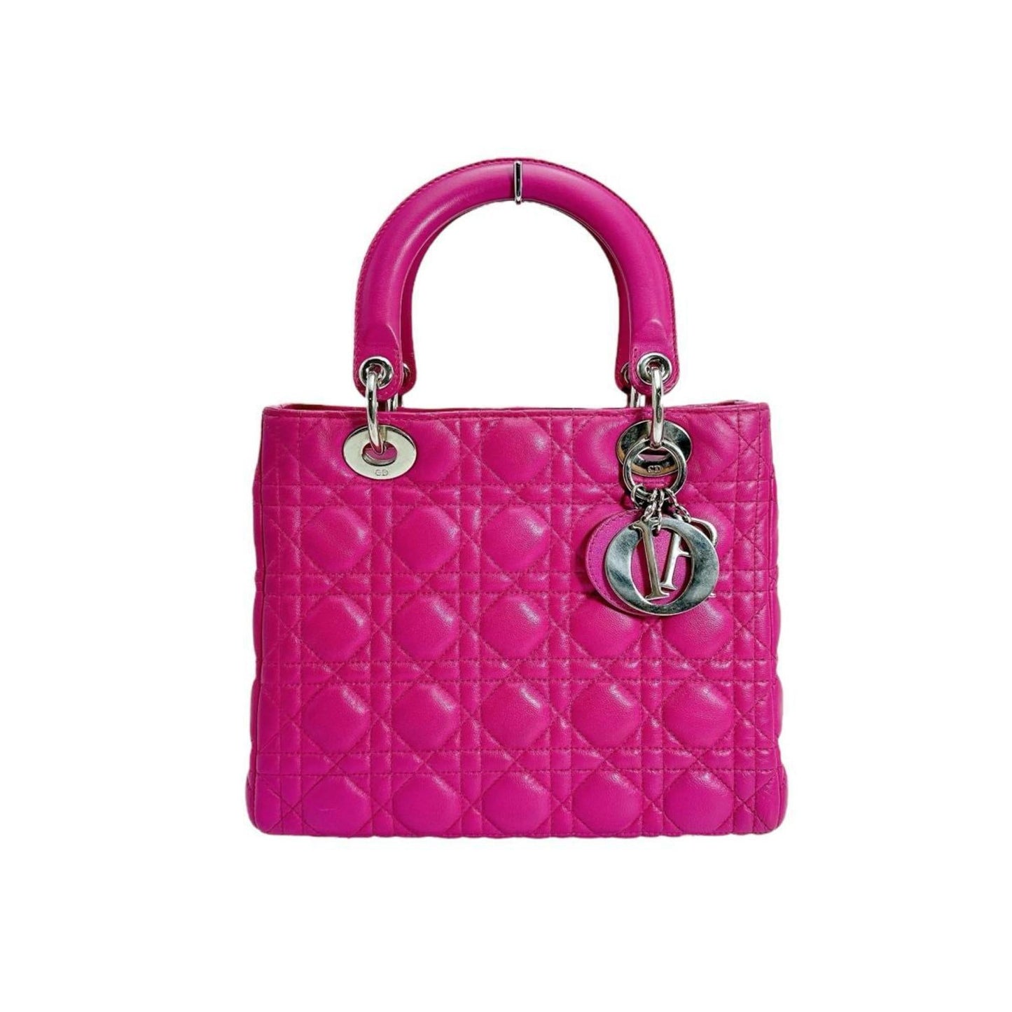 Dior Handbag Christian Shoulder Bag 10 Leather Pink