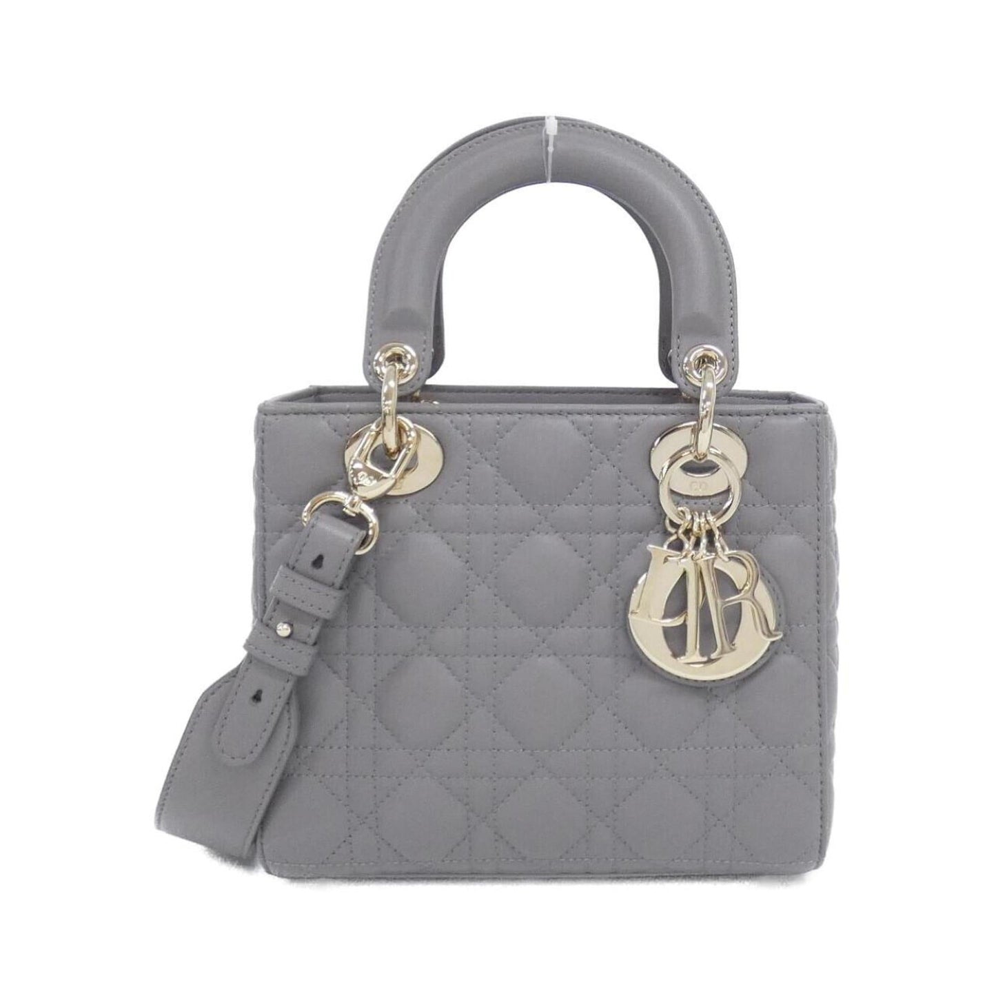 Dior Handbag Christian 3 Leather Gold