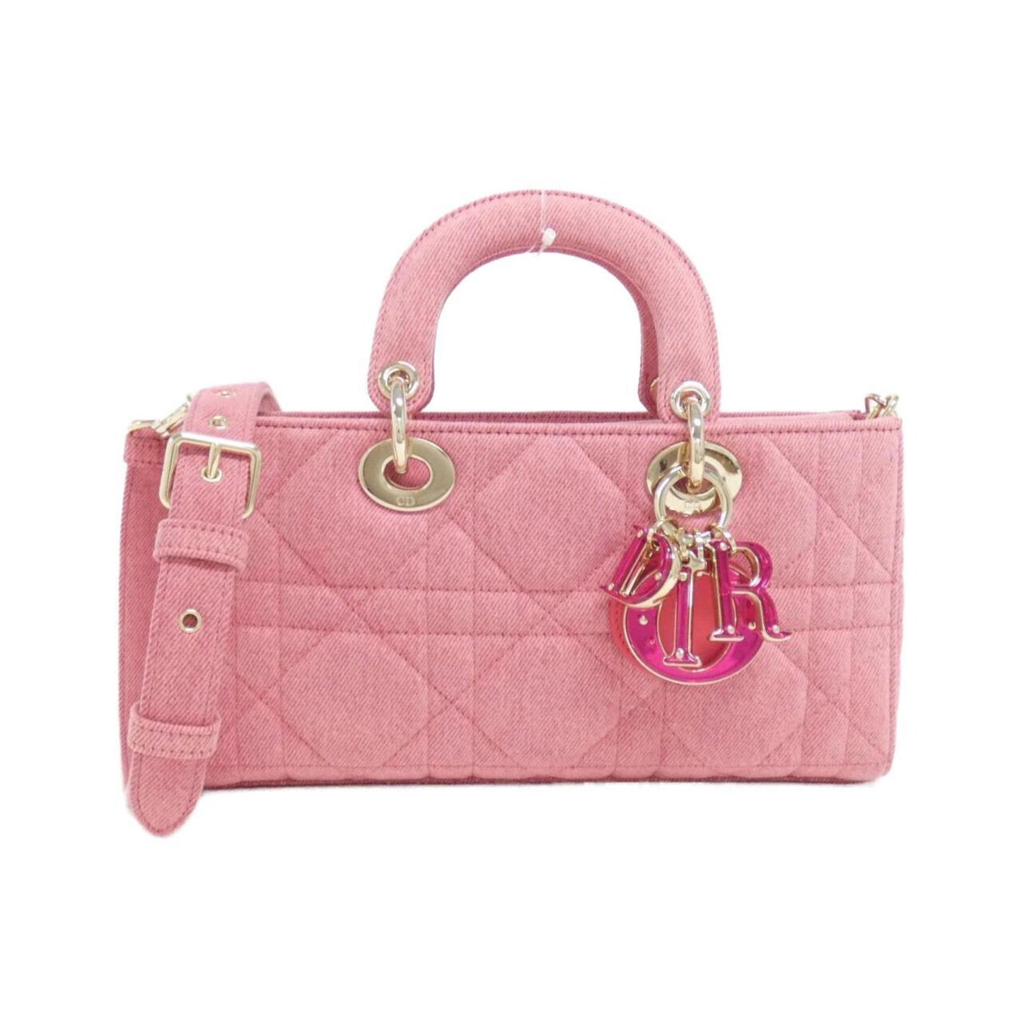 Dior Handbag Christian Denim Pink