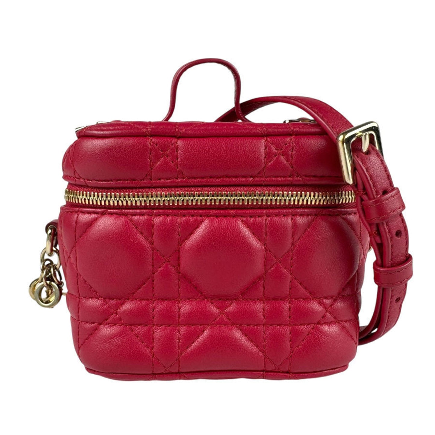 Dior Handbag Christian Color Shoulder Bag Leather Red