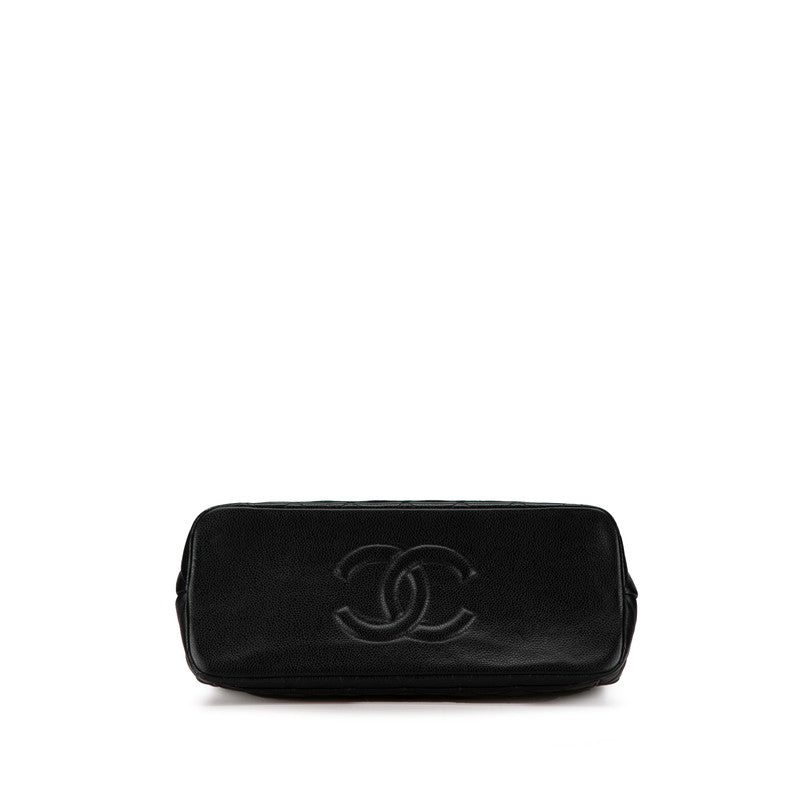 Coco Mark Matelasse Caviar Skin Tote Bag Signature