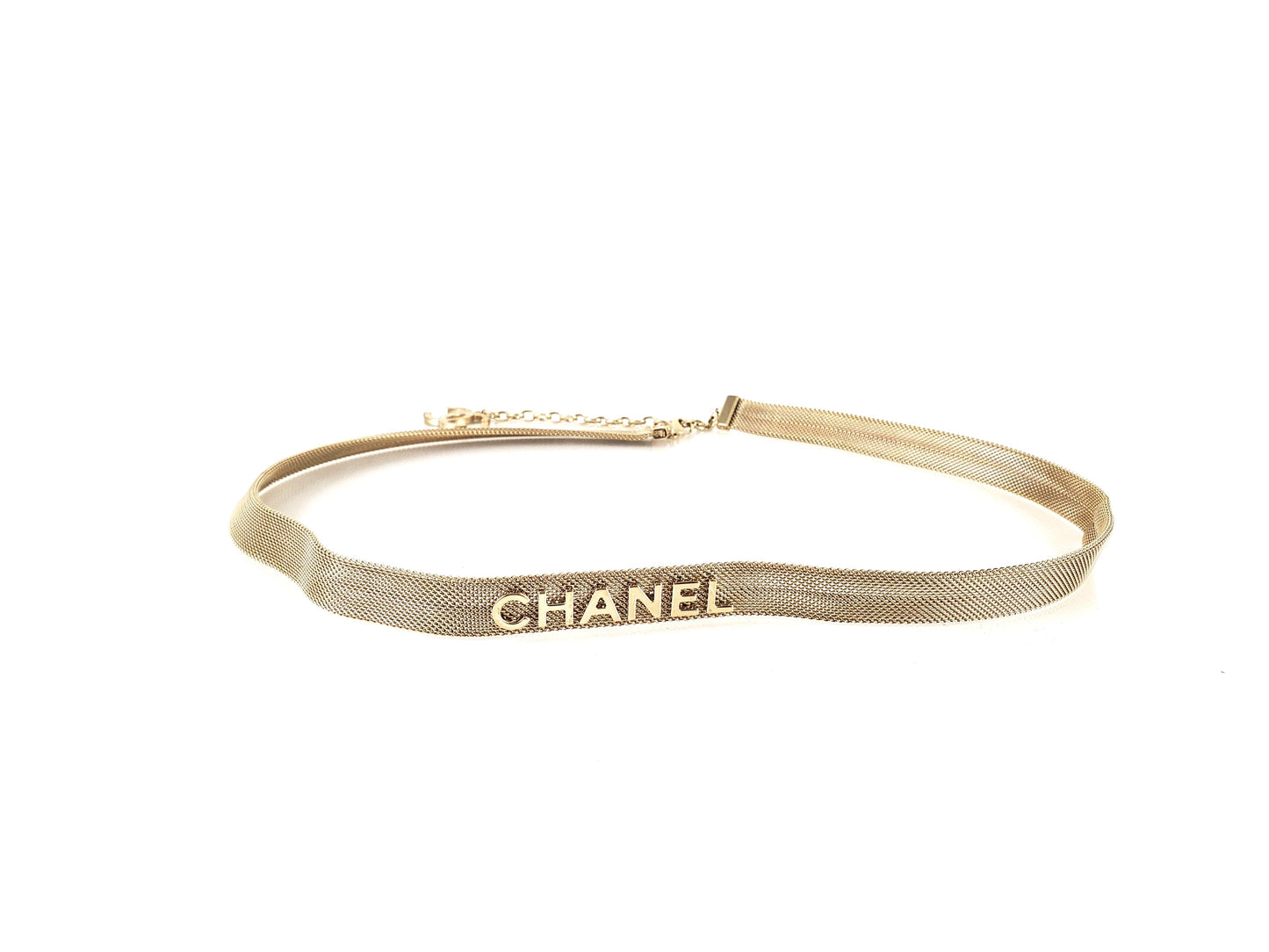 Chanel Fancy Chain Logo Hip Belt 80
