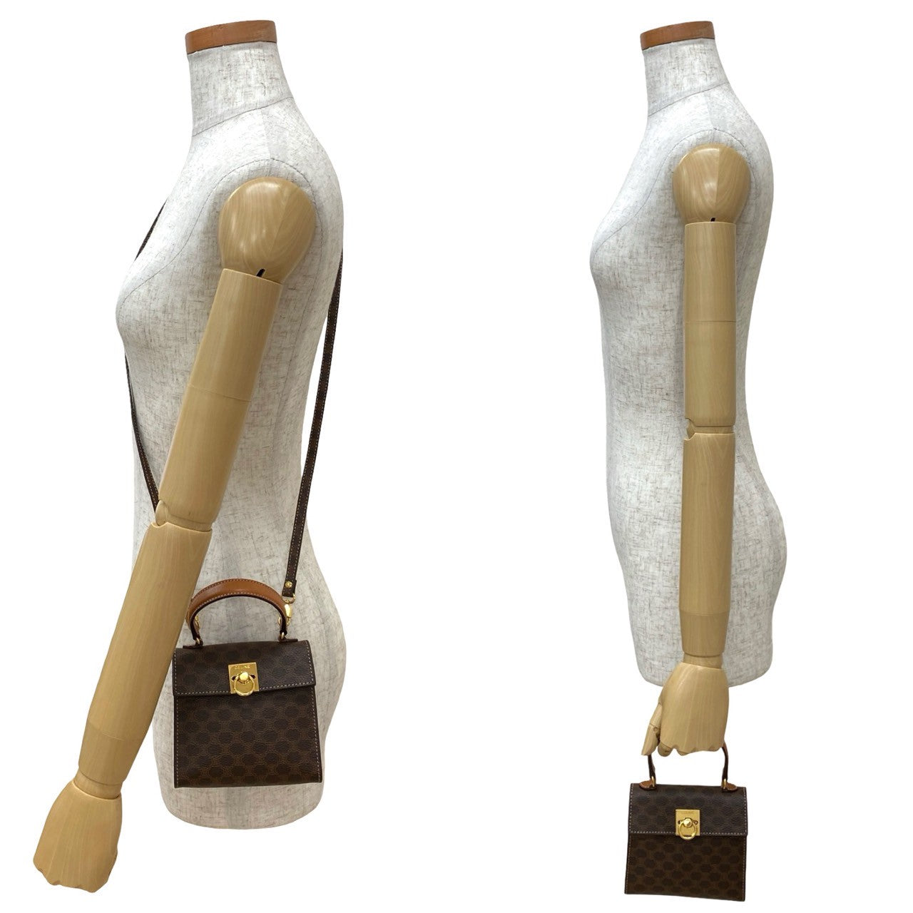 Shoulder Bag Leather Brown