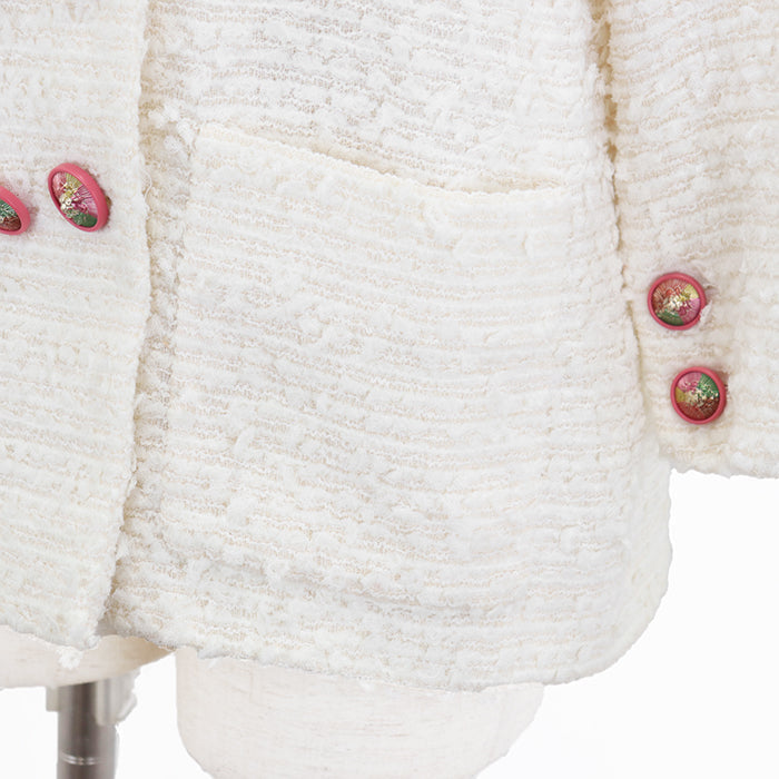 Chanel Tweed Double-Breasted Jacket