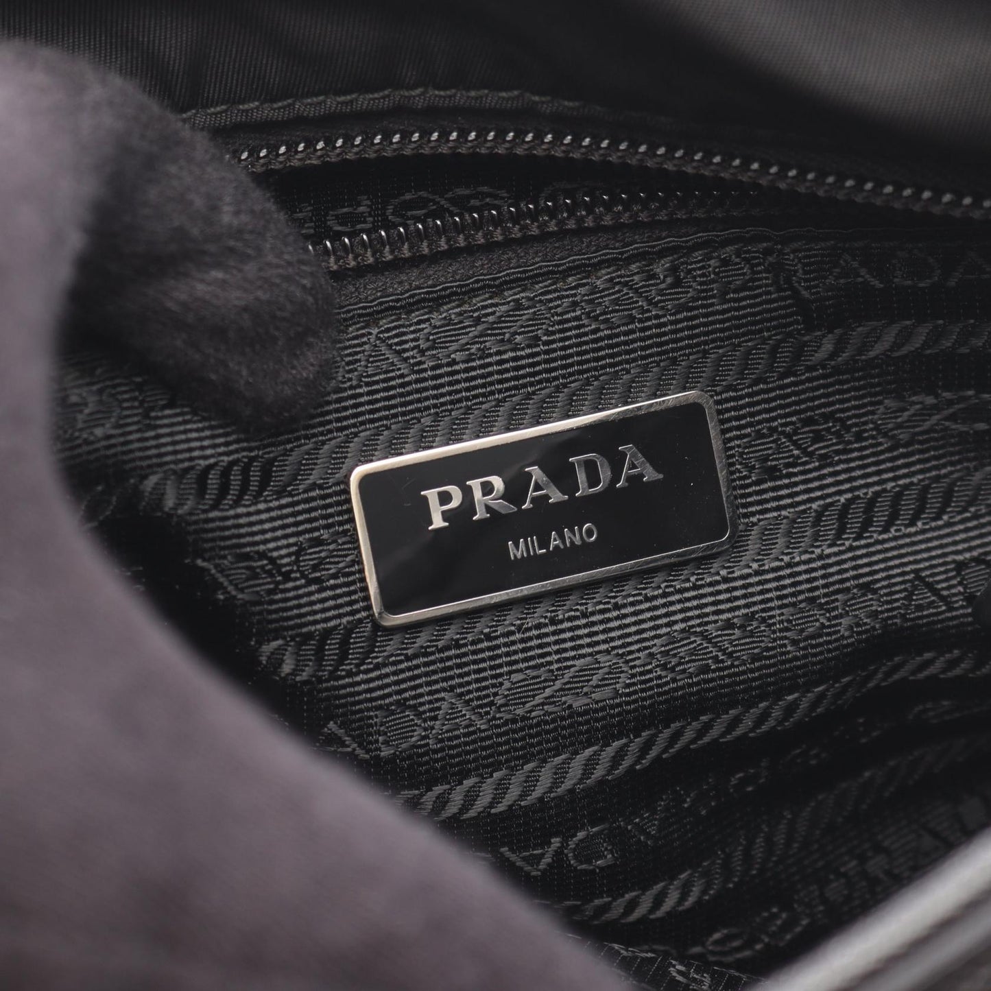 Prada Shoulder Bag Leather Nylon Saffiano 2
