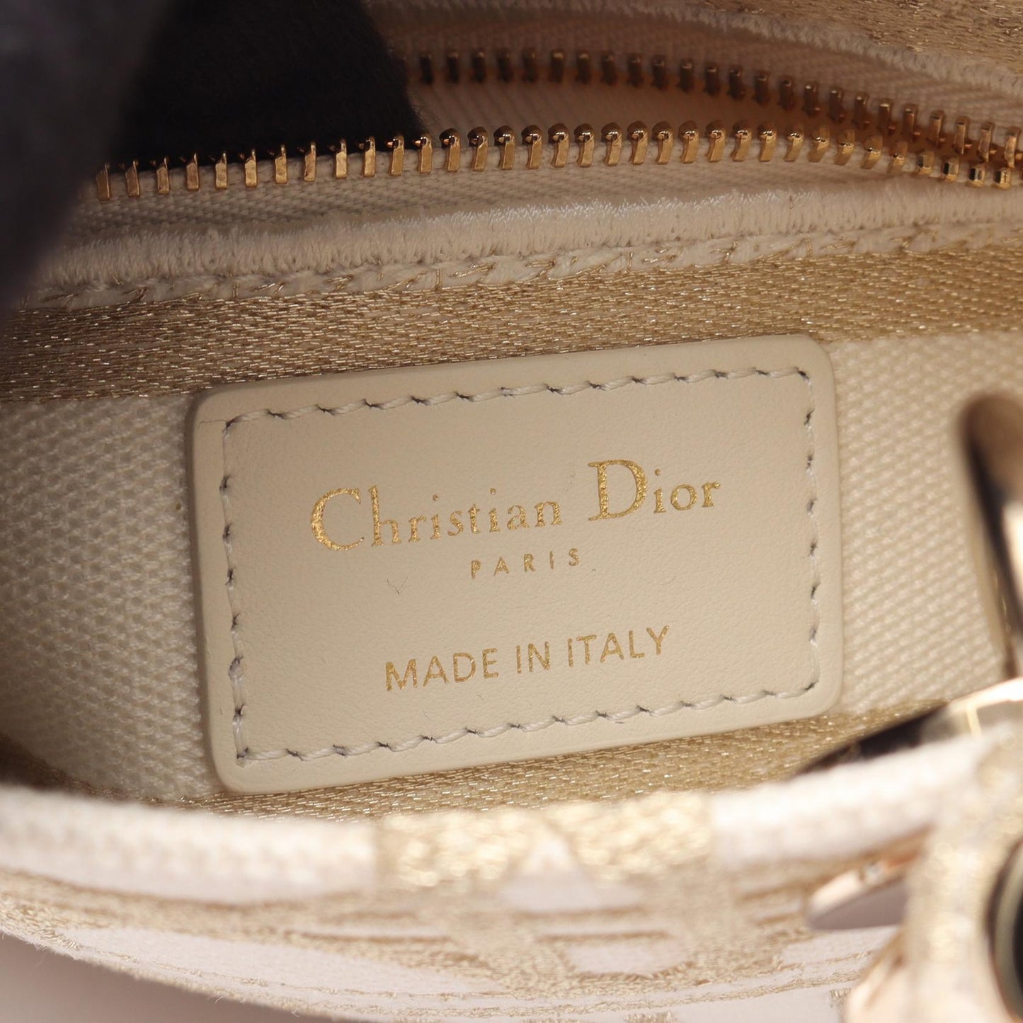 Dior Lady 2Way Bag Canvas Mini Travel Bag