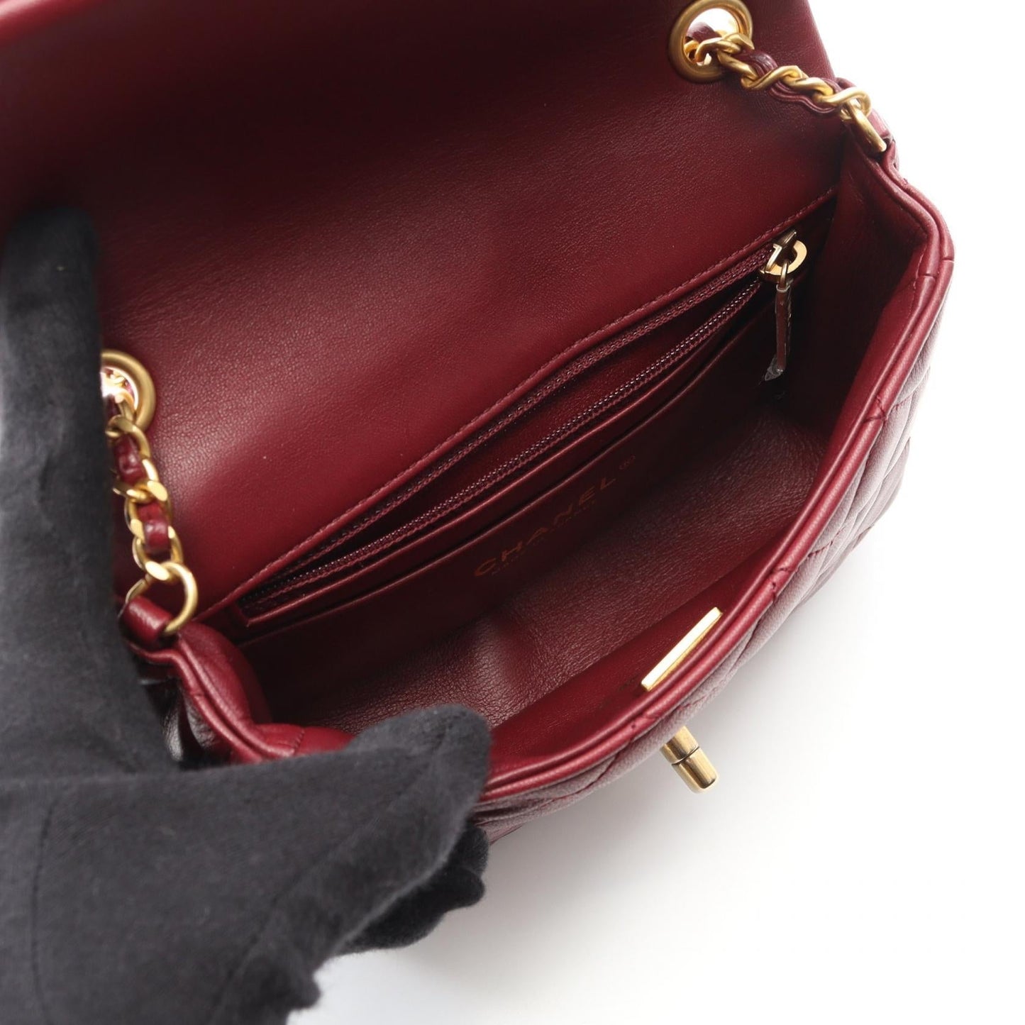 Mini Matelassé Lambskin Shoulder Classic