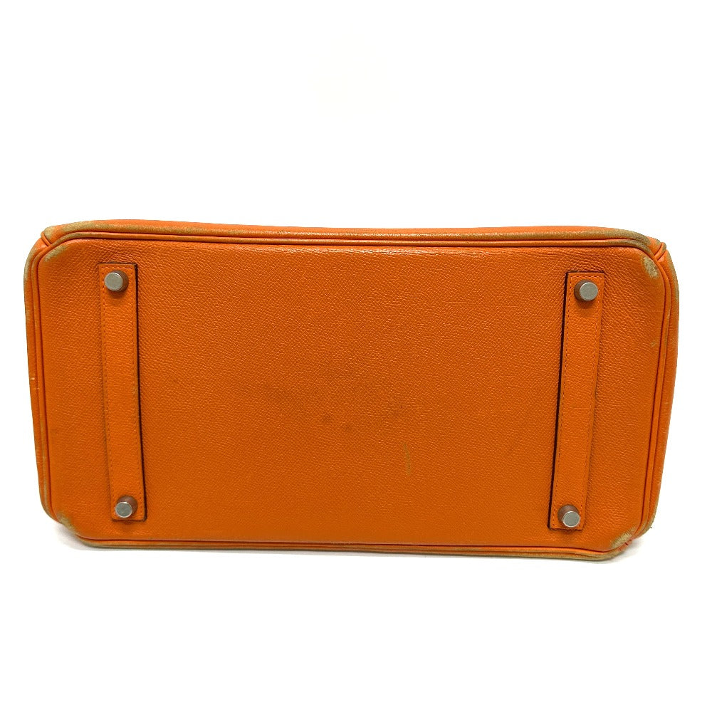 Epsom Orange Birkin Travel Bag