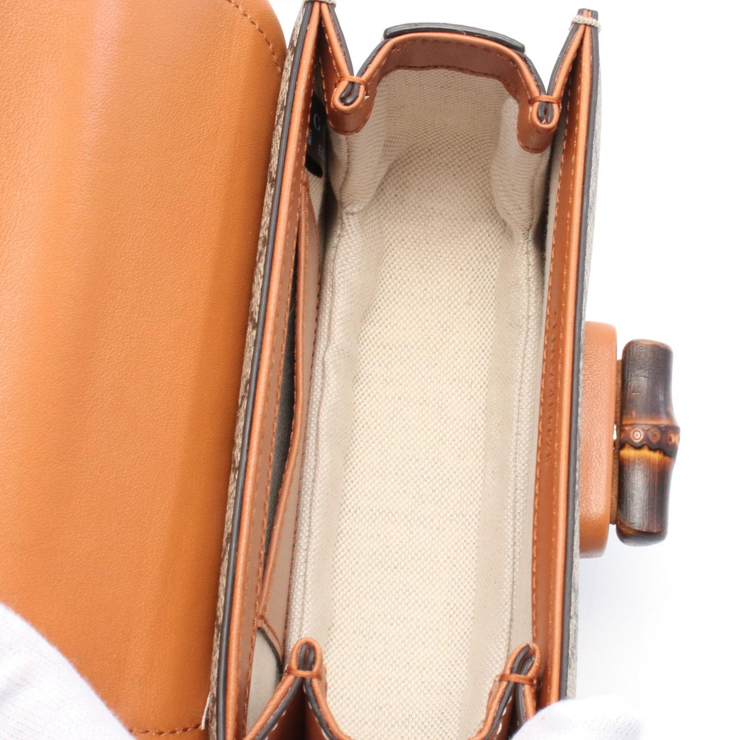 Gucci Bamboo Pvc Coated Belt Bag Canvas Accessory