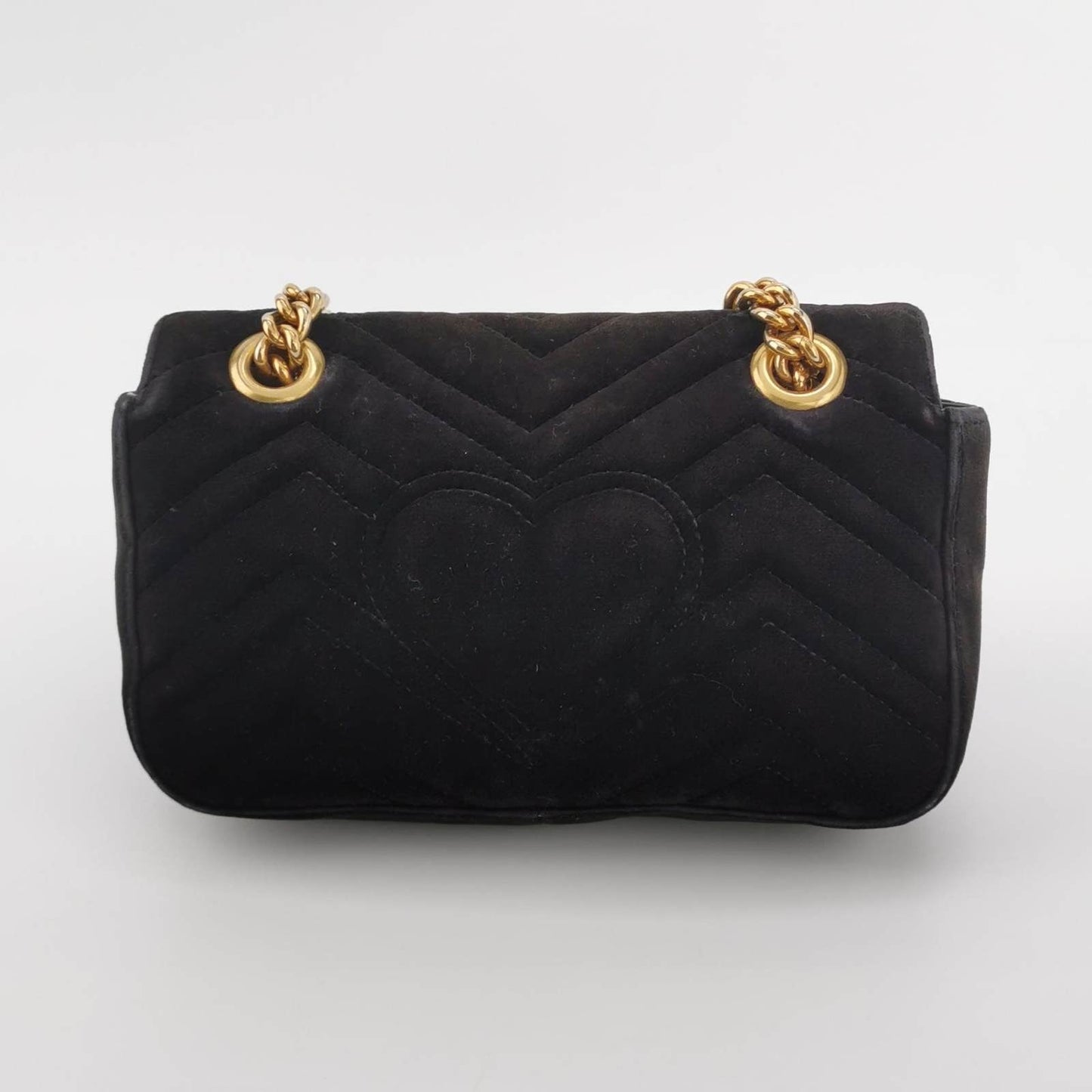 Gucci Marmont Velvet Camera Bag Black Mini Travel Bag