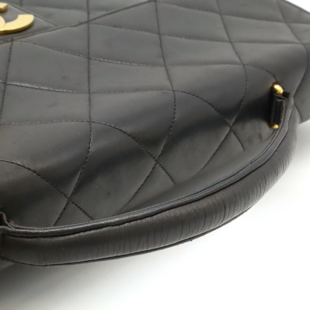 Chanel Leather Matelasse Coco Mark Briefcase Bag