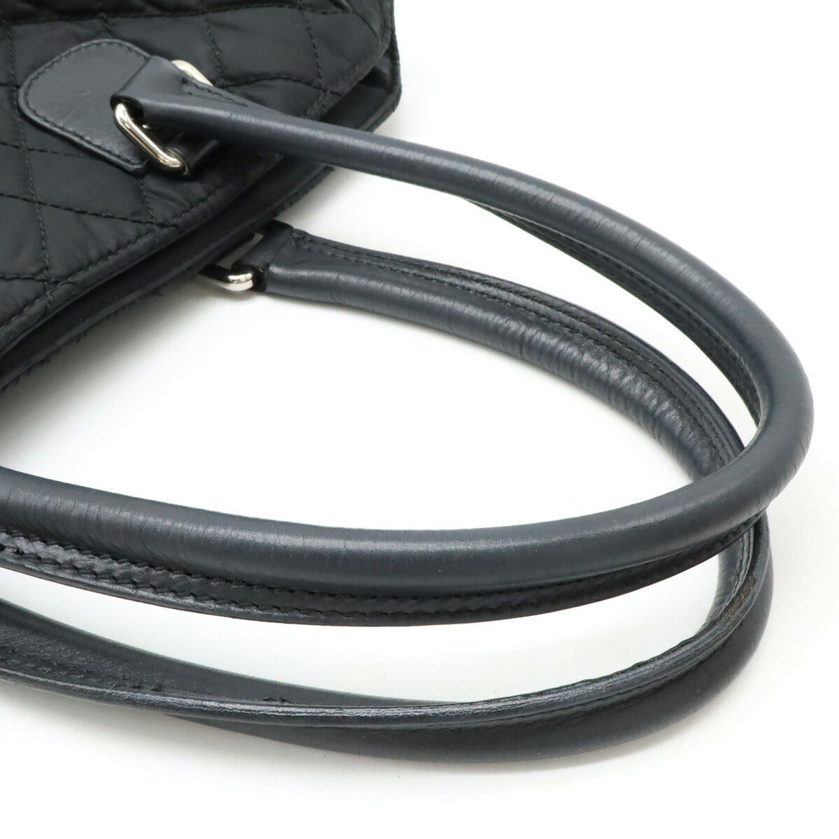 Chanel Nylon Canvas/Leather Paris New York Matelasse 2way Bag