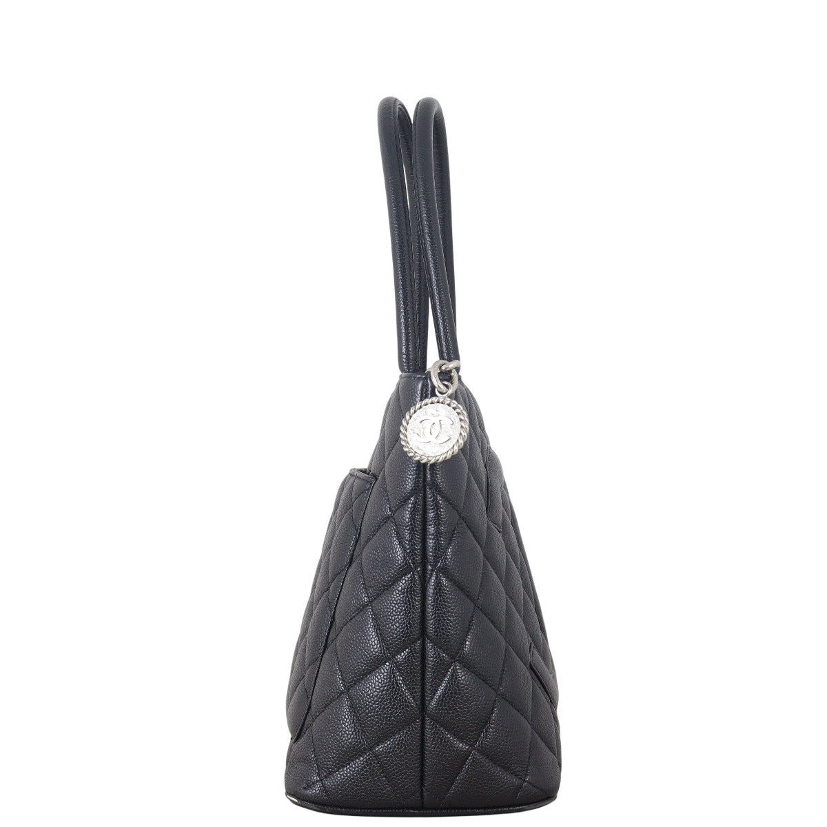 Chanel Medallion Tote Quilted Black Shoulder Bag Tote 23092025