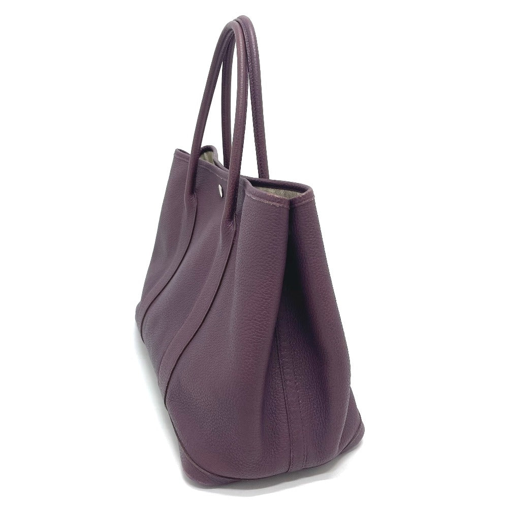 Hermes Tote Bag Negonda Type Garden Party Pm Women Purple