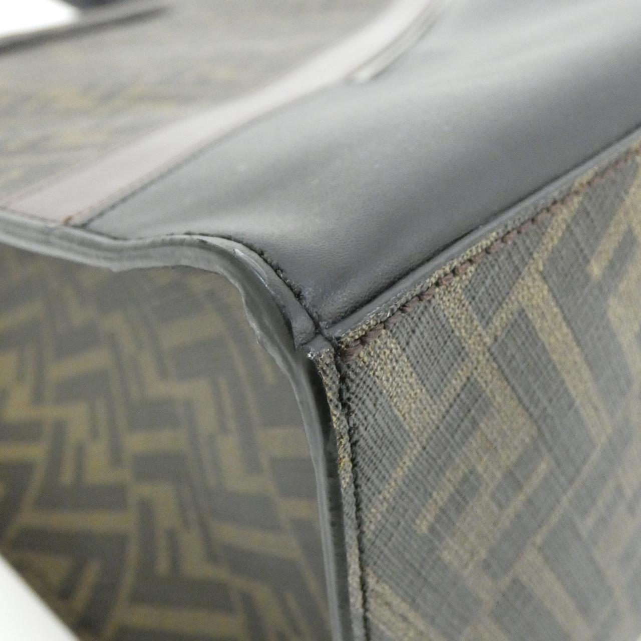 Fendi 7Va481 Coated Calf Bag Canvas Travel Bag