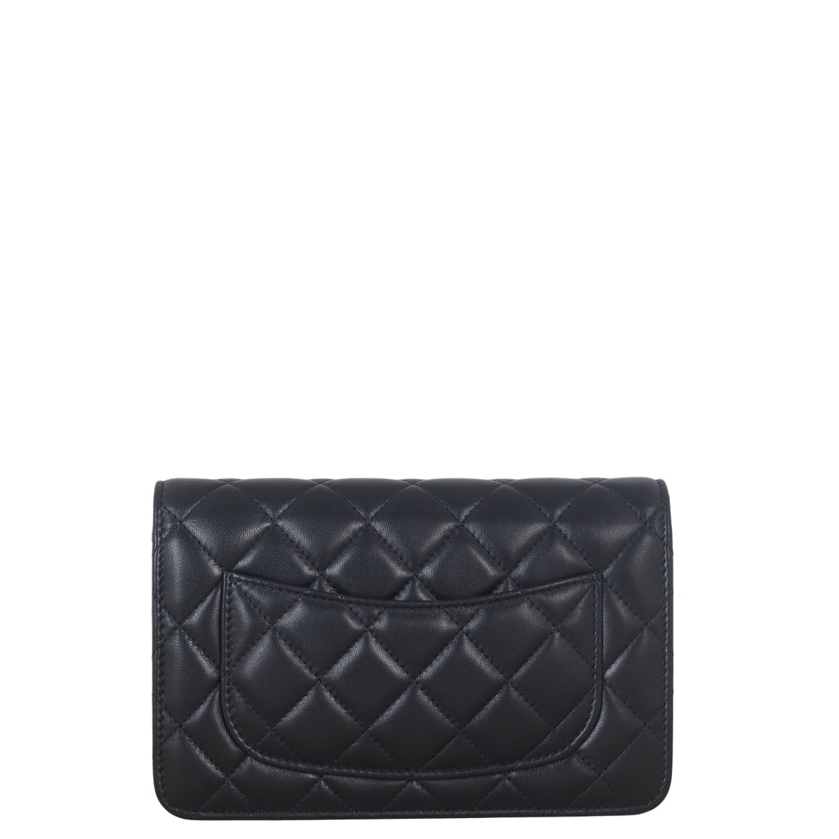 Chanel Pearl Crush Wallet on Handbag Quilted Black Crossbody Bag