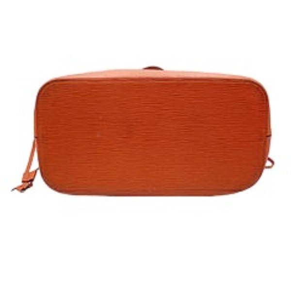 Louis Vuitton M40884 Epi Neverfull MM Leather Orange Tote Bag