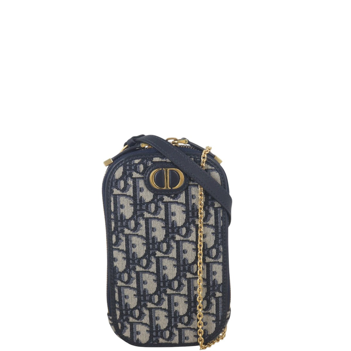 Dior Bag 30 Montaigne Phone Holder Oblique Canvas Mini Small Mini Bag