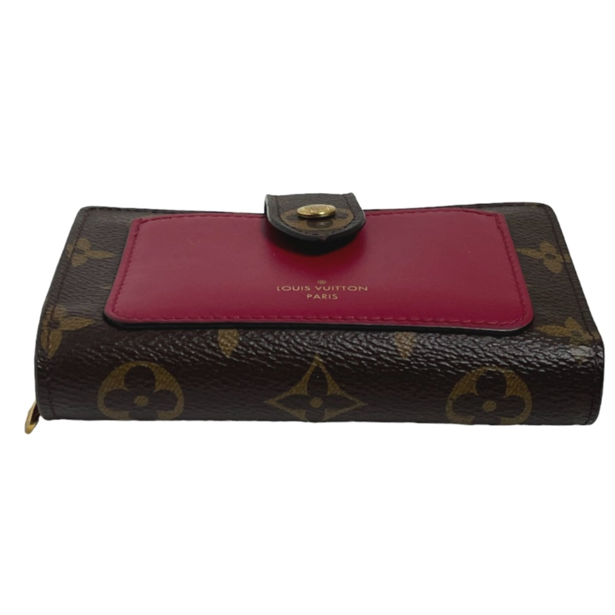 Louis Vuitton Bifold M69433 Fuchsia Bifold Portefeuille Monogram Canvas Wallet Case