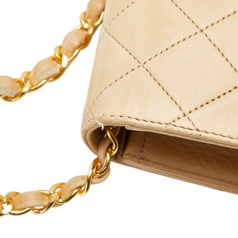 Coco Mark Matelasse Lambskin Shoulder Bag Daily