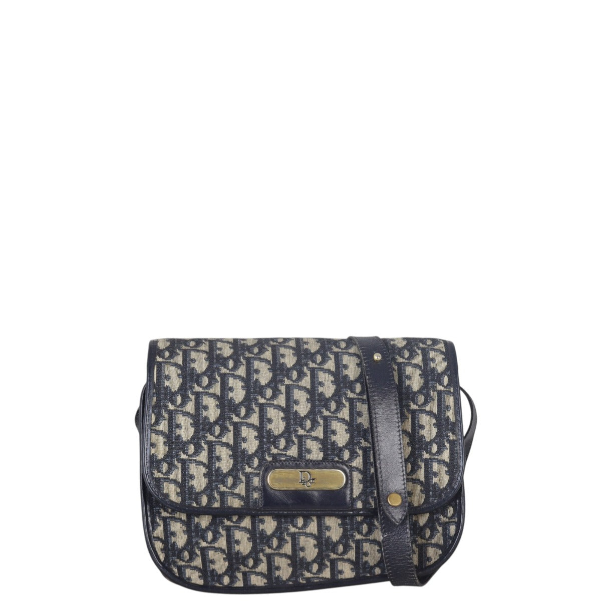 Dior Shoulder Bag Trotter Oblique Canvas