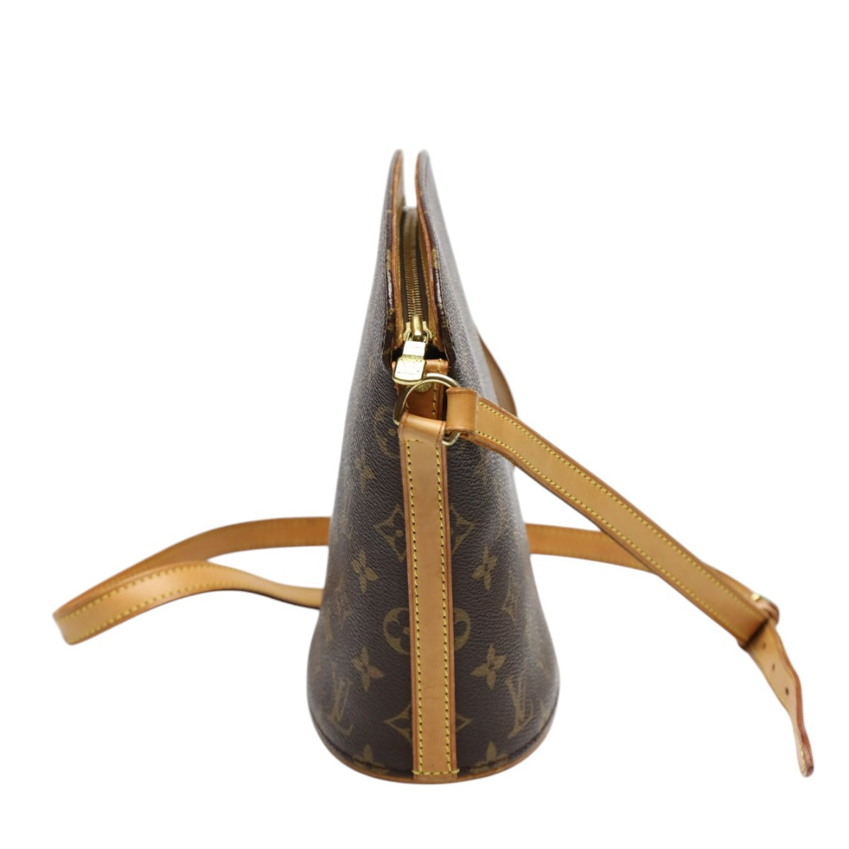 Louis Vuitton M51290 Drouot Monogram Leather Canvas Brown Shoulder Bag