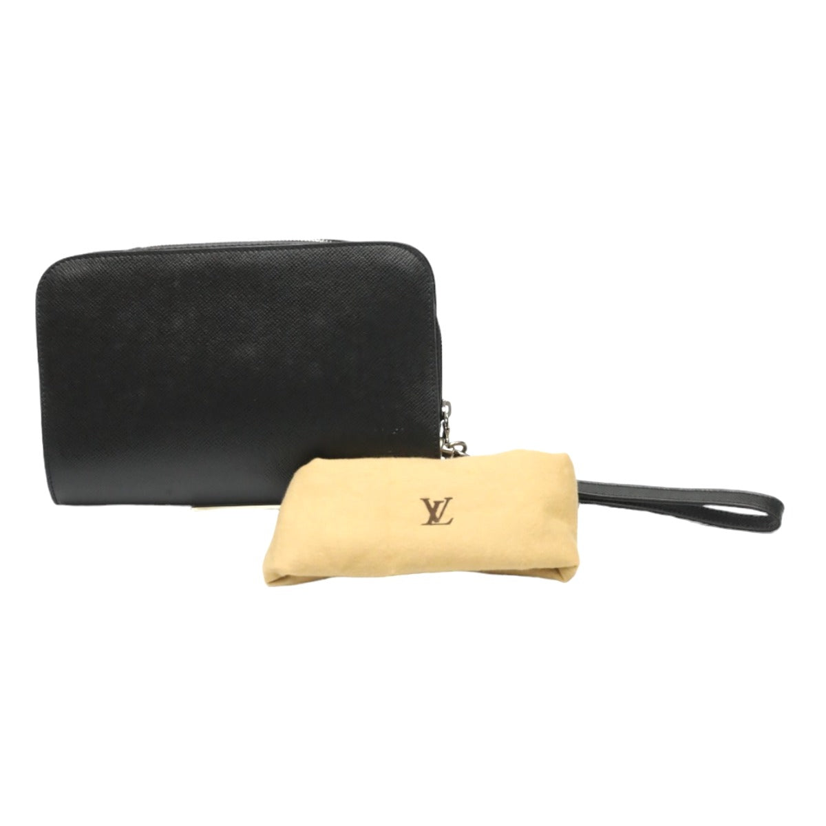 Louis Vuitton business M30182 Taiga business Taiga Black Handbag