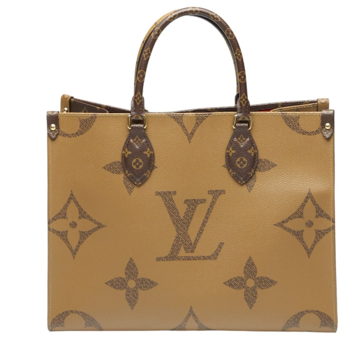 Louis Vuitton M45321 On Go MM Monogram Canvas Brown Tote Bag