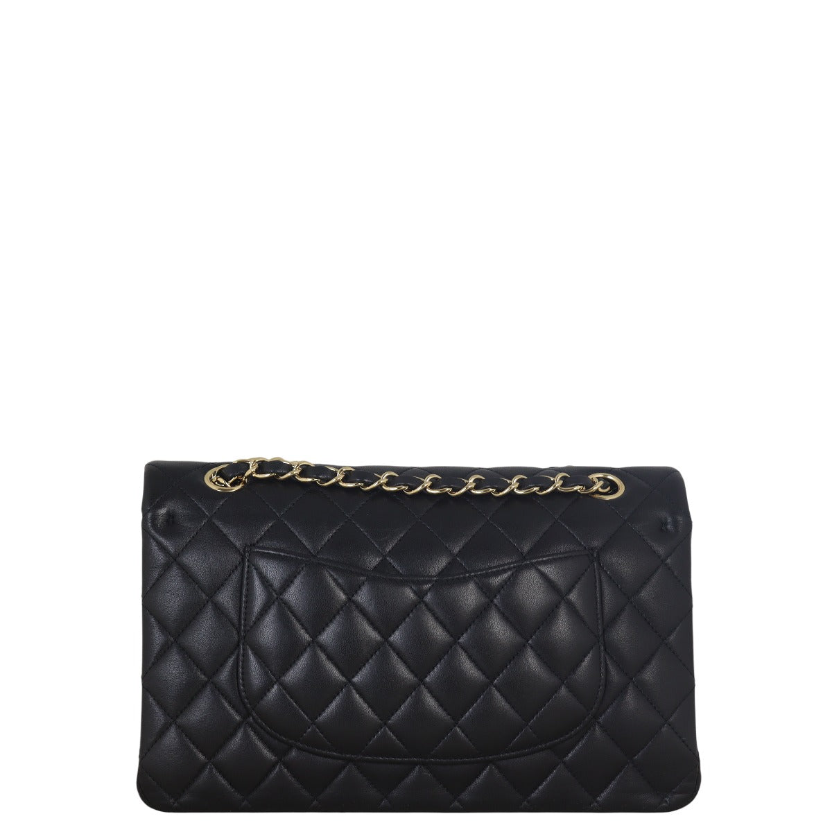 Chanel Classic Double Flap Lambskin Handbag Quilted Black Shoulder Bag 1 25072025