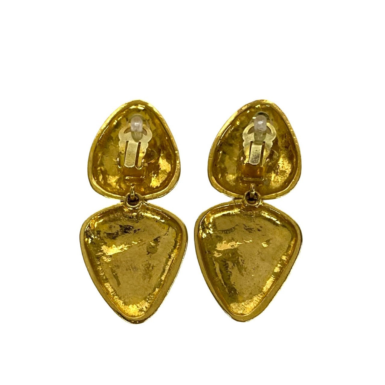 Chanel Coco Mark Earrings Gold Jewelry