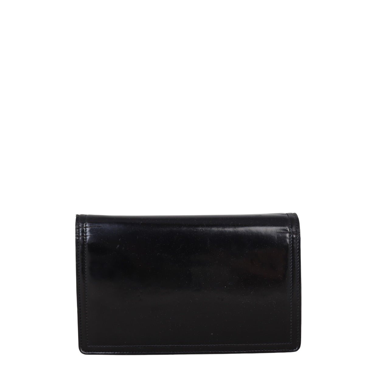 Chanel Lipstick Vinyl Wallet on Handbag Black Mini Crossbody Bag