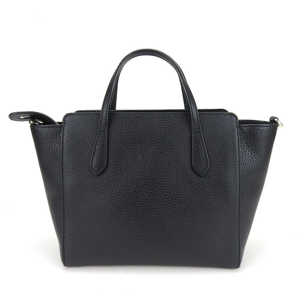 Gucci Swing 2Way Bag Leather Small Travel Bag