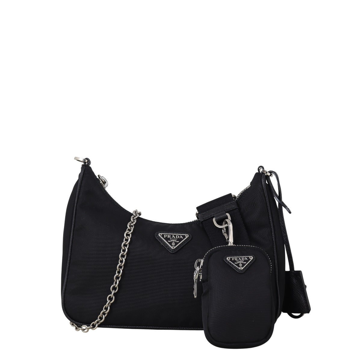 Prada Crossbody Bag Re-Edition Tessuto Shoulder Bag 11 Nylon Black