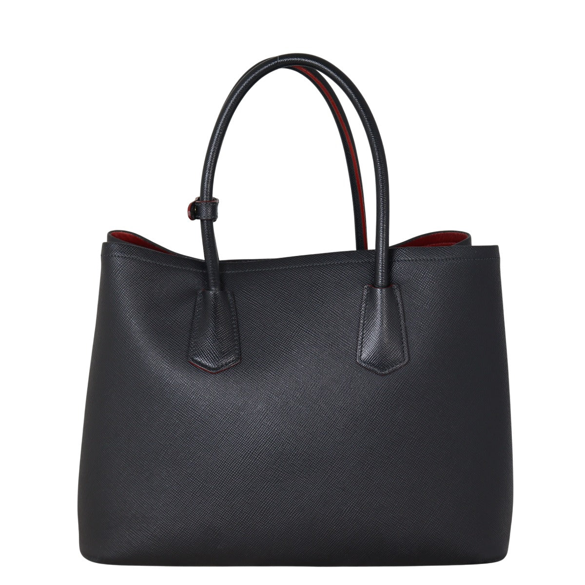 Prada Saffiano Cuir Double Bag Large Travel Bag