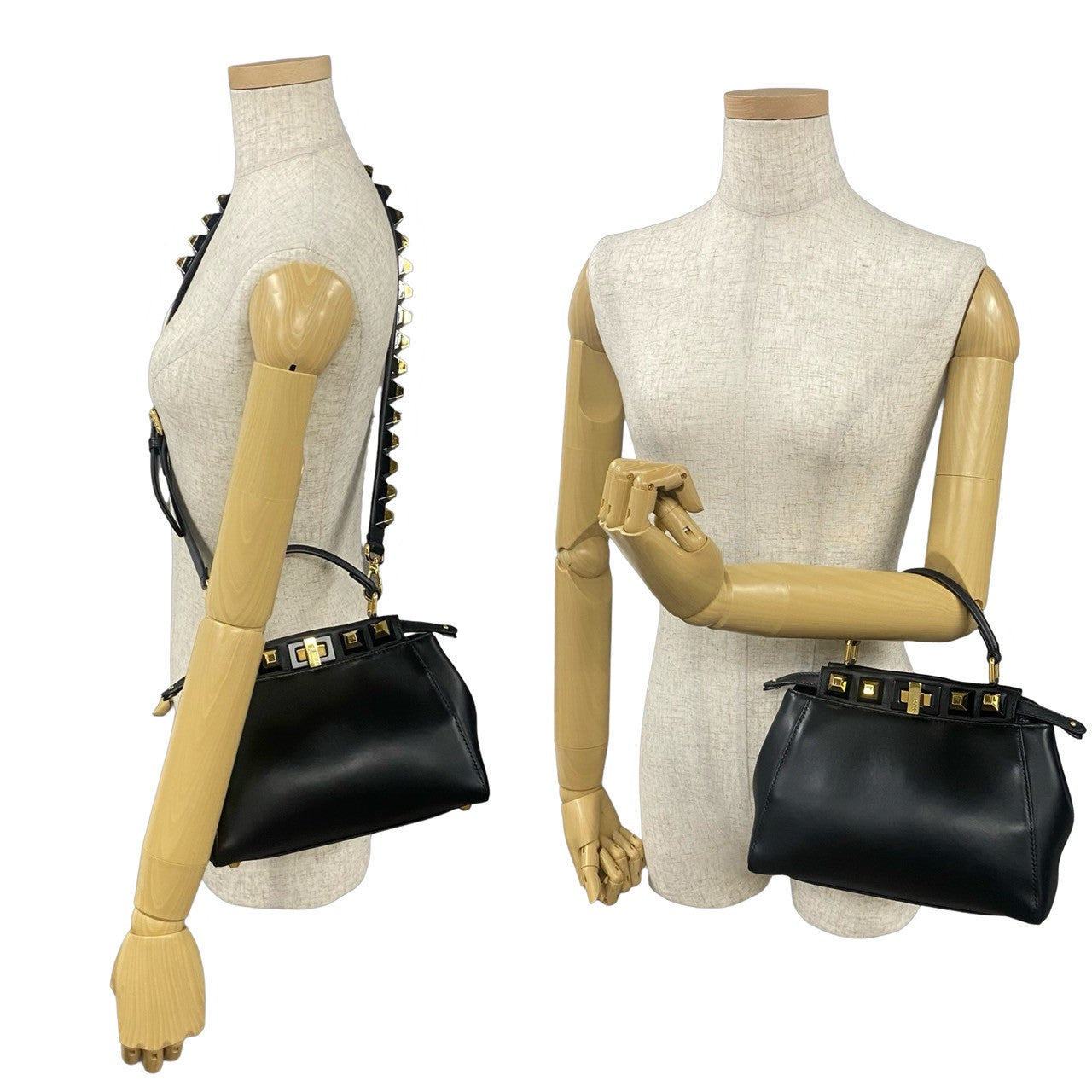 Fendi Peekaboo 2Way Bag Leather Travel Bag 2Way Bag 5