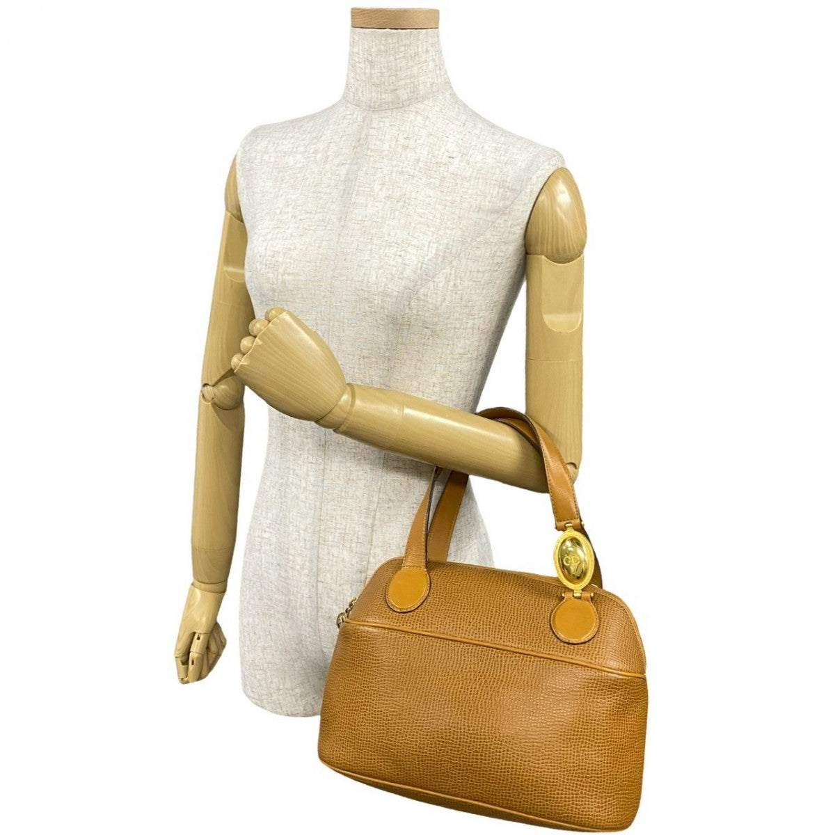 Dior Dior Handbag Leather Brown Travel Bag