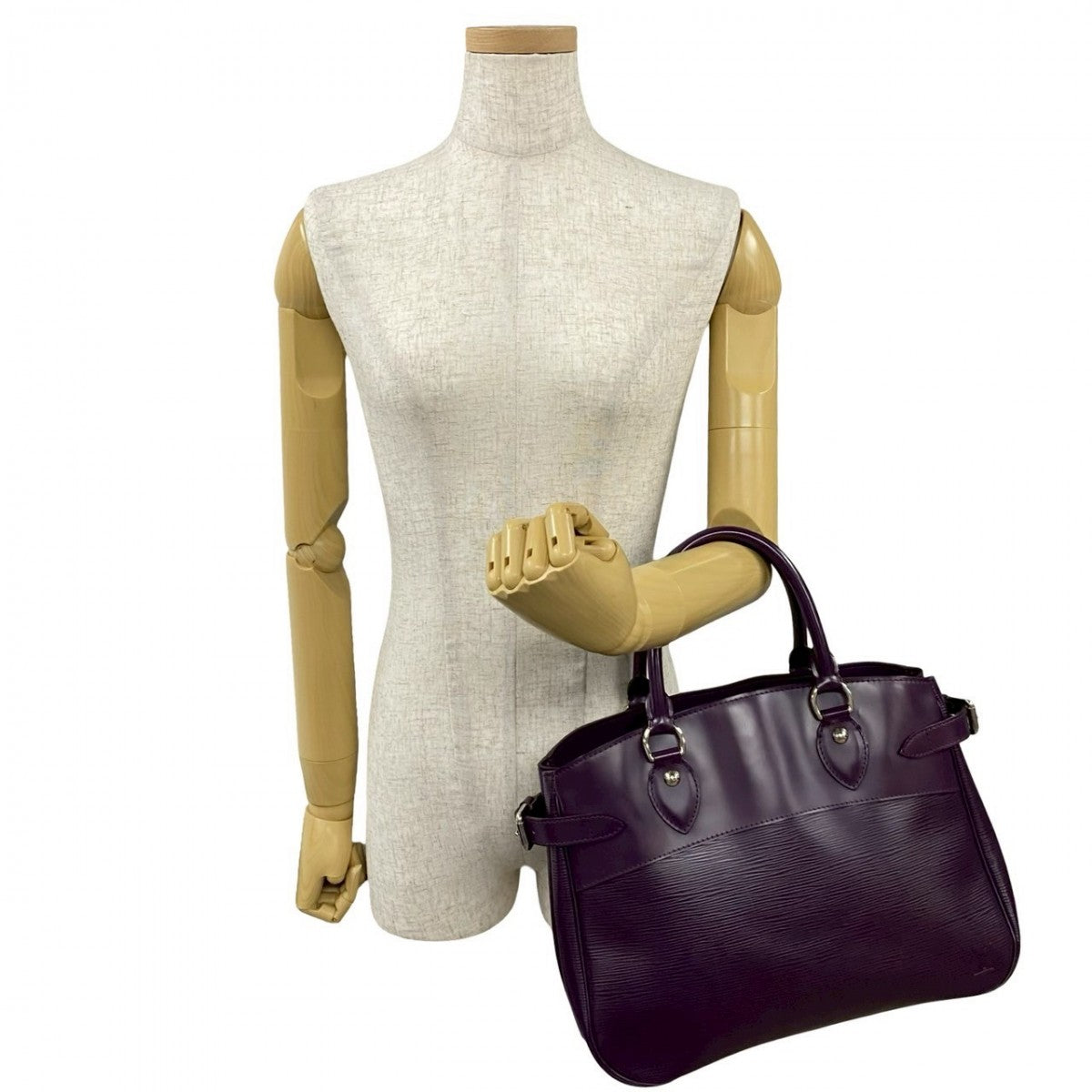 Louis Vuitton M5926K Epi purple Epi Passy Leather Handbag