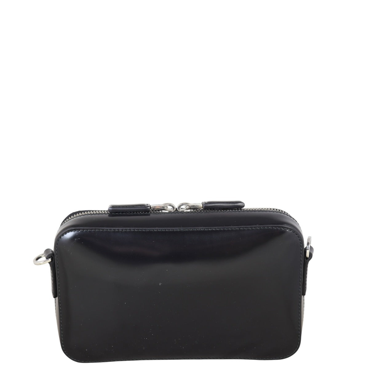 Prada Brushed Brique Bag Leather Travel Bag