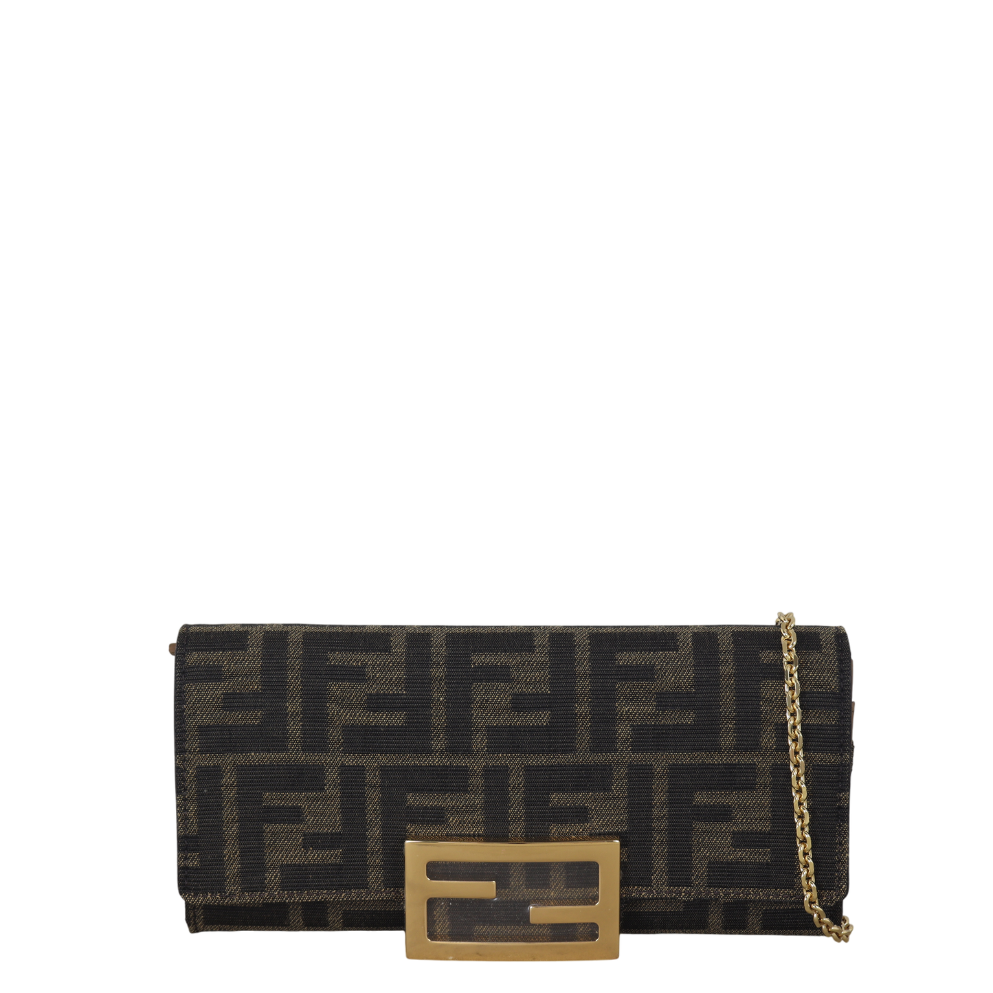 Fendi Crossbody Bag Baguette Continental Wallet on Chain Shoulder Bag